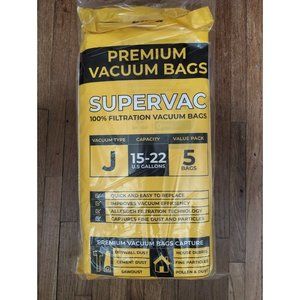 New In Package Veva Supervac Premium Vacuum Bags J 15-22 Gallons 10 Bags